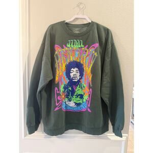 Jimi Hendrix "Are You Experienced" Graphic Sweatshirt Sz OS Ripple Brand